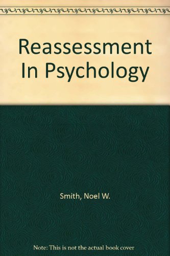 Stock image for Reassessment In Psychology for sale by HPB-Red