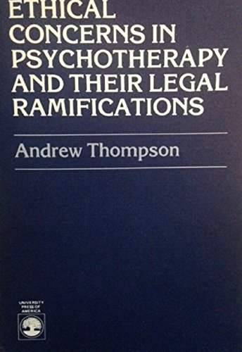 Stock image for Ethical Concerns in Psychotherapy and Their Legal Implications for sale by Bingo Used Books