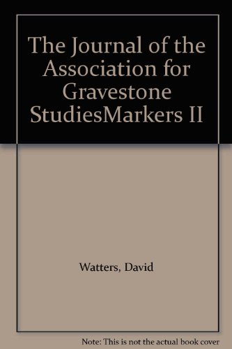 9780819134639: The Journal of the Association for Gravestone StudiesMarkers II: Markers II: 2 (Association Gravestone St)