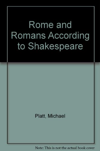 9780819136244: Rome and Romans According to Shakespeare