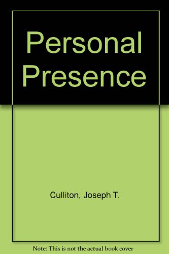 Stock image for Personal Presence: Its Effects on Honesty and Truthfulness for sale by Book Dispensary