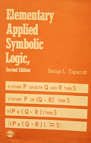 9780819148391: Elementary Applied Symbolic Logic