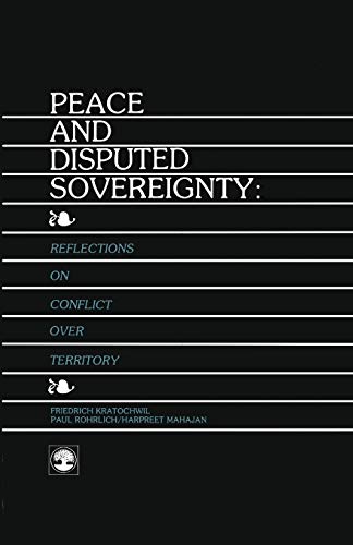 Imagen de archivo de Peace and Disputed Sovereignty a la venta por Better World Books