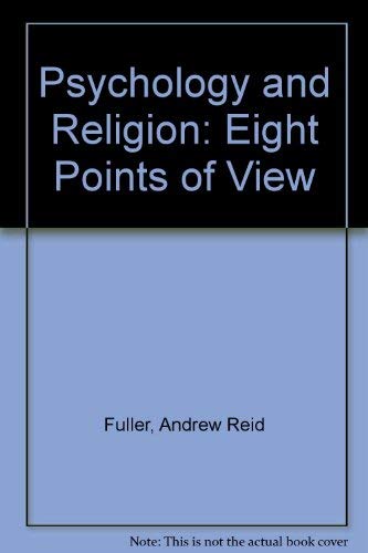 Beispielbild fr Psychology and Religion: Eight Points of View zum Verkauf von HPB-Red
