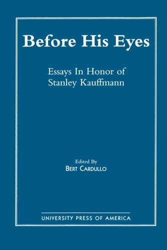 Before His Eyes (9780819156372) by Cardullo, Bert