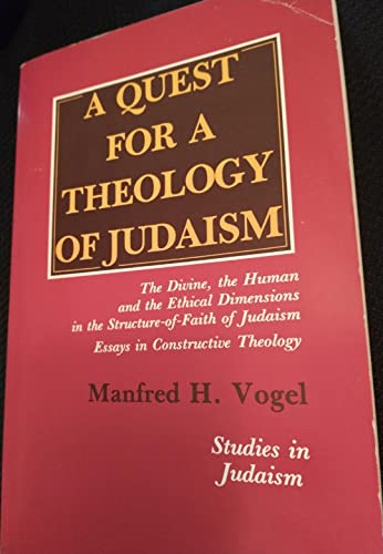 Imagen de archivo de A Quest for a Theology of Judaism a la venta por David's Books