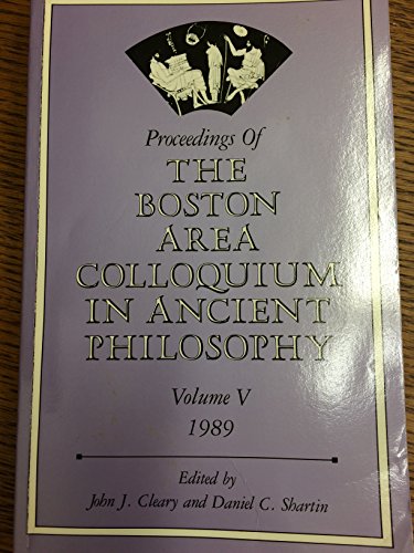 9780819178091: Proceedings of the Boston Area Colloquium in Ancient Philosophy: v.5