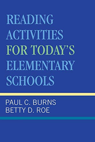 Stock image for Reading Activities For Todays Elementary Schools for sale by Michael Lyons