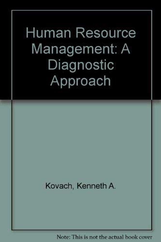 Stock image for Human Resource Management: A Diagnostic Approach for sale by Wonder Book