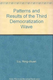 Stock image for Patterns and Results of the Third Democratization Wave for sale by Better World Books