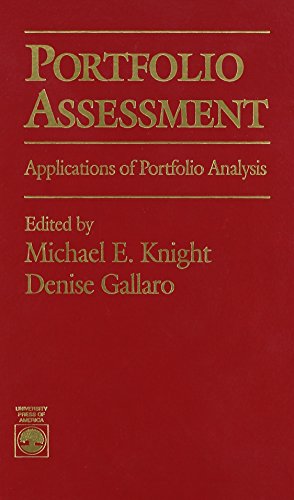 Beispielbild fr Portfolio Assessment : Application of Portfolio Analysis zum Verkauf von Better World Books