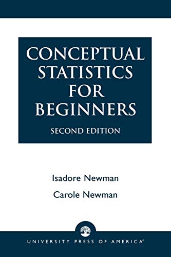 Imagen de archivo de Conceptual Statistics for Beginners a la venta por Better World Books: West