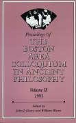 Beispielbild fr Proceedings of the Boston Area Colloquium in Ancient Philosophy zum Verkauf von BuchZeichen-Versandhandel