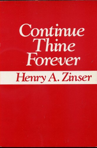 Stock image for Continue Thine Forever for sale by Bank of Books