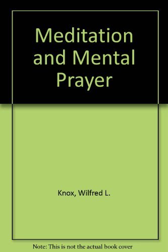 Beispielbild fr Meditation and Mental Prayer zum Verkauf von Moe's Books