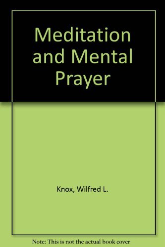 Imagen de archivo de Meditation and Mental Prayer a la venta por Moe's Books