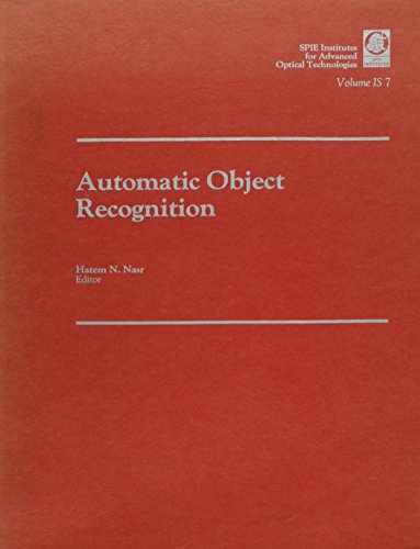 Beispielbild fr Automatic object recognition zum Verkauf von Cotswold Internet Books