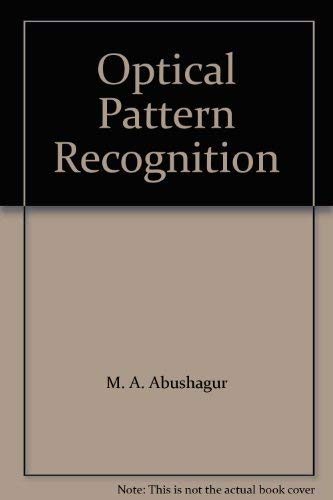 Stock image for Euro-American Workshop on Optical Pattern Recognition for sale by Tiber Books