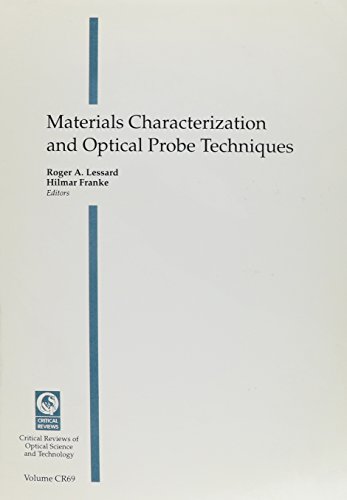 Beispielbild fr Materials Characterization and Optical Probe Techniques. Critical Reviews of Optical Science and Technology, Volume CR 69 zum Verkauf von Zubal-Books, Since 1961