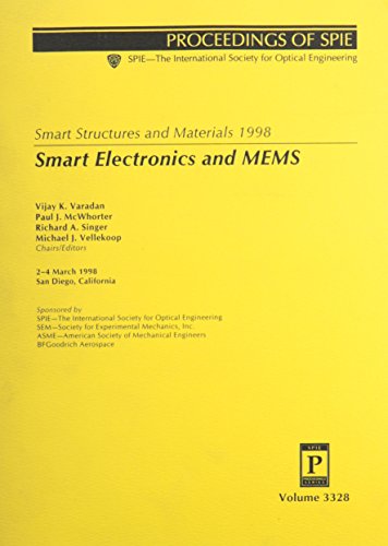 Imagen de archivo de Smart Electronics & Mem (Proceedings of Spie Series) a la venta por Mispah books