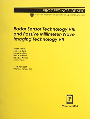 9780819453334: Radar Sensor Technology VIII And Passive Millimeter-wave Imaging Technology Vii: 0
