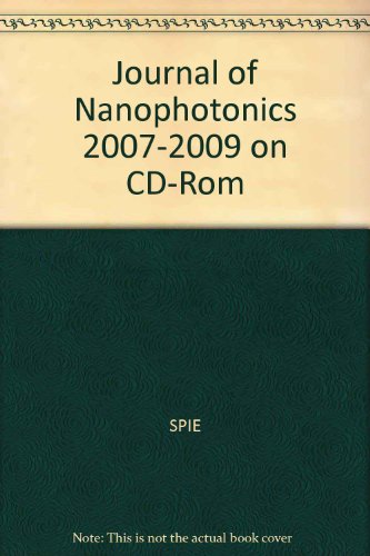 9780819482143: Journal of Nanophotonics 2007-2009