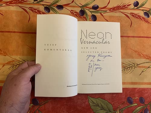 Stock image for Neon Vernacular: New and Selected Poems (Wesleyan Poetry Series) for sale by SecondSale