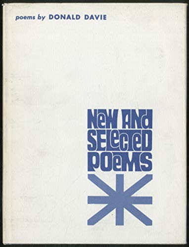 Imagen de archivo de New and Selected Poems a la venta por Better World Books
