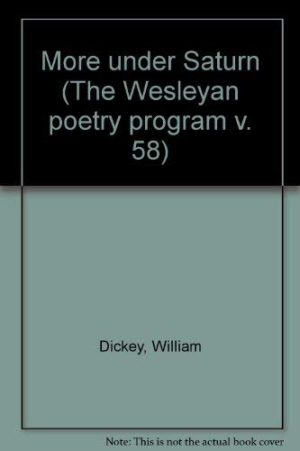 9780819520586: More under Saturn (The Wesleyan poetry program v. 58) [Taschenbuch] by