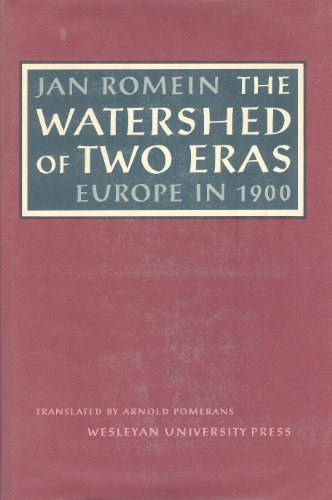 Beispielbild fr The Watershed of Two Eras: Europe in 1900 zum Verkauf von HPB-Diamond