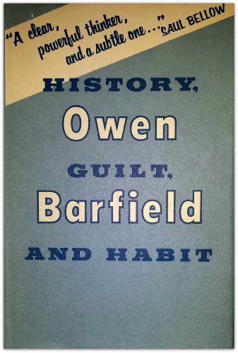 History, Guilt and Habit (9780819550385) by Barfield, Owen