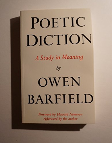 Stock image for Poetic Diction: A Study in Meaning - Third edition with afterword by author for sale by THE OLD LIBRARY SHOP