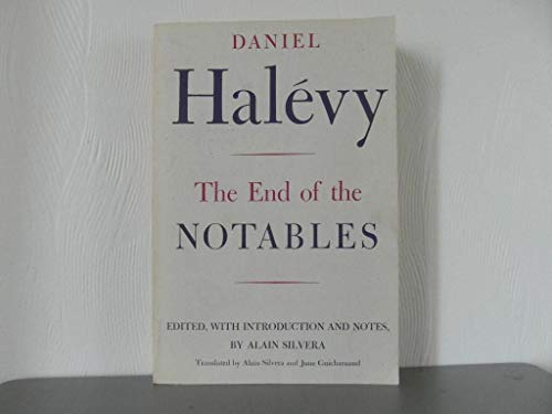 Stock image for The End of the Notables [Jan 01, 1974] Hal for sale by Atlantic Books