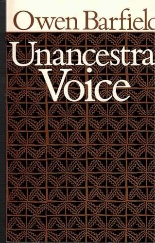 Unancestral voice.