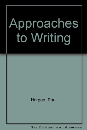 Stock image for Approaches to Writing for sale by Better World Books