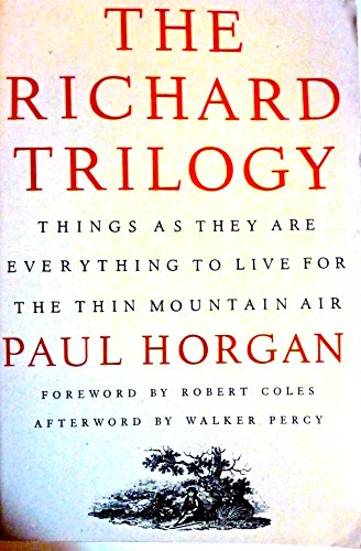 Richard Trilogy: Things As They Are, Everything to Live For, The Thin Mountain Air