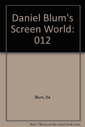 Stock image for Daniel Blum's Screen World for sale by A Casperson Books