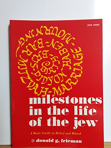 Stock image for Milestones in the life of the jew: A Basic Guide to Belief and Ritual. for sale by Henry Hollander, Bookseller
