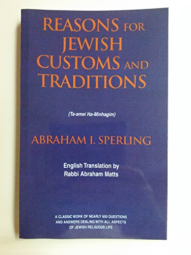Imagen de archivo de Reasons for Jewish Customs and Traditions a la venta por ThriftBooks-Dallas