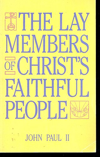 9780819844590: Lay Members of Christs Faithful People Christifideles Laici