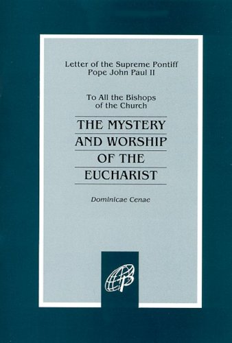 Beispielbild fr Dominicae Cenae / The Mystery and Worship of the Eucharist zum Verkauf von BooksRun