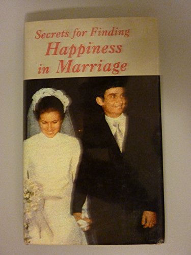 Beispielbild fr Title: Secrets for Finding Happiness in Marriage zum Verkauf von Kennys Bookstore