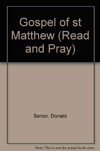 Stock image for Read and Pray: Daily Bible Readings, with Comments, Reflections, Prayers, One Page a Day for Three Months - Gospel of St. Matthew (Read and Pray No. 1) for sale by UHR Books