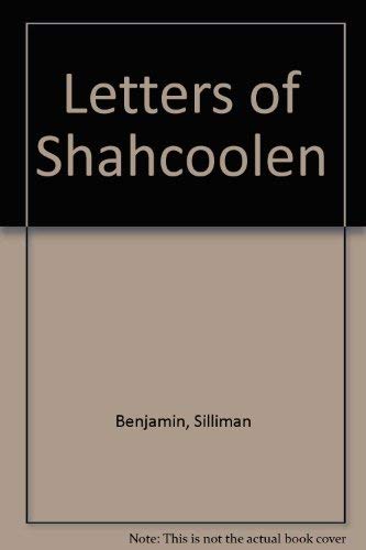 9780820110417: Letters of Shahcoolen