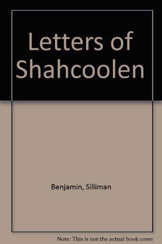 9780820110417: Letters of Shahcoolen (1802)