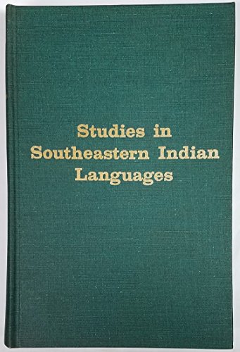 Stock image for Studies in Southeastern Indian Languages for sale by HPB-Red