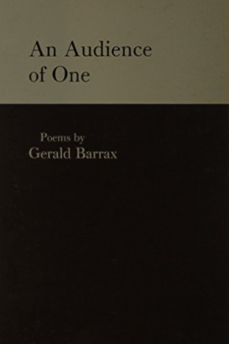 9780820305028: Audience of One (Contemporary Poetry (Univ of Georgia Paperback))