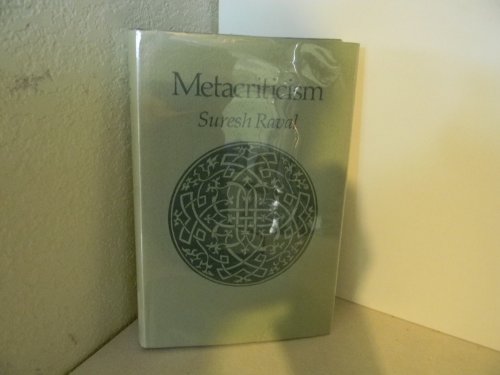 Stock image for Metacriticism for sale by Better World Books