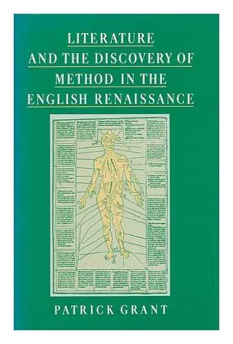 Imagen de archivo de Literature and the Discovery of Method in the English Renaissance a la venta por Better World Books
