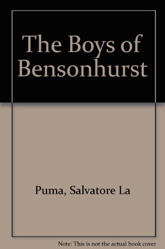 Stock image for THE BOYS OF BENSONHURST for sale by marvin granlund